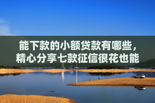能下款的小额贷款有哪些，精心分享七款征信很花也能稳下款的正规网贷