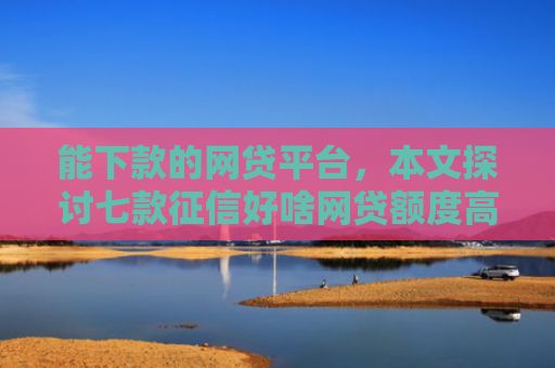 能下款的网贷平台，本文探讨七款征信好啥网贷额度高的能下款