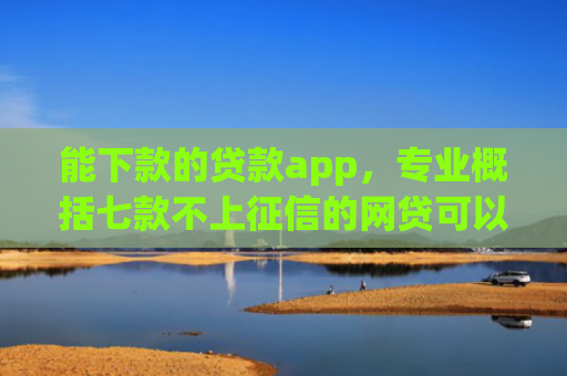 能下款的贷款app，专业概括七款不上征信的网贷可以下款