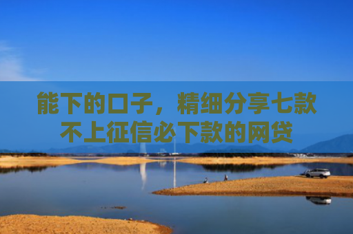 能下的口子，精细分享七款不上征信必下款的网贷