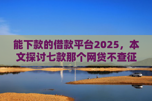 能下款的借款平台2025，本文探讨七款那个网贷不查征信大数据 下款快