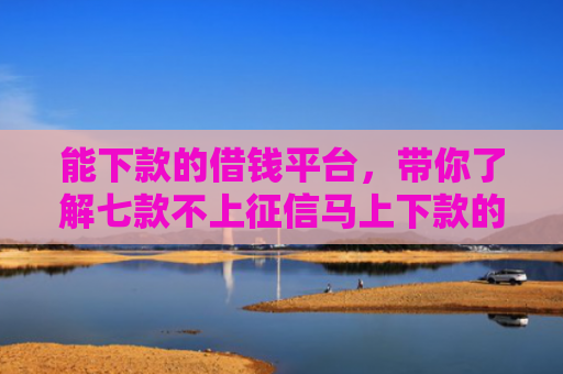 能下款的借钱平台，带你了解七款不上征信马上下款的网贷