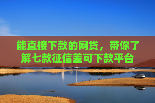 能直接下款的网贷，带你了解七款征信差可下款平台