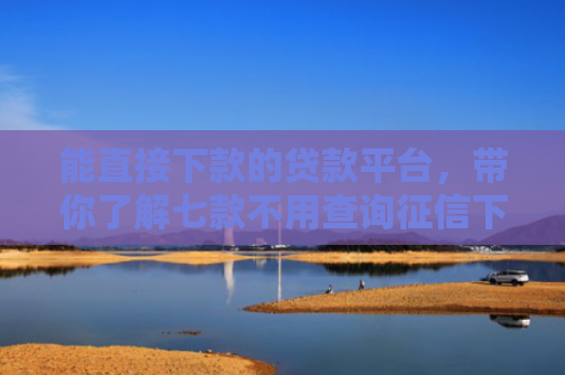 能直接下款的贷款平台，带你了解七款不用查询征信下款平台