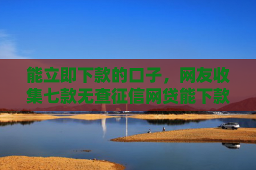 能立即下款的口子，网友收集七款无查征信网贷能下款吗