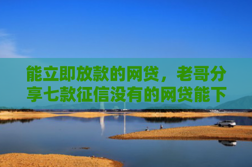 能立即放款的网贷，老哥分享七款征信没有的网贷能下款吗