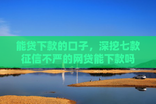 能贷下款的口子，深挖七款征信不严的网贷能下款吗