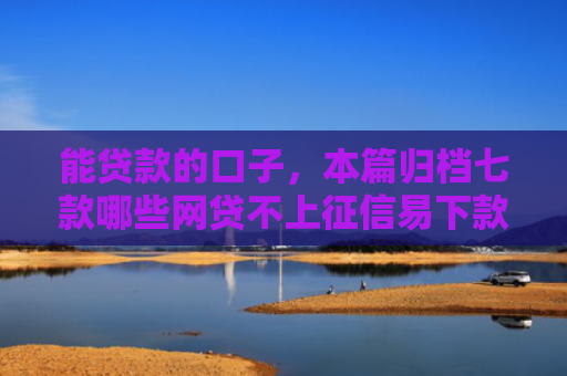 能贷款的口子，本篇归档七款哪些网贷不上征信易下款