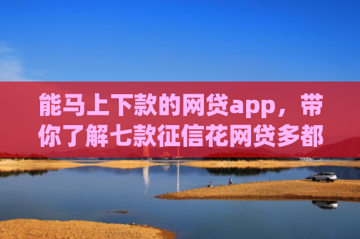 能马上下款的网贷app，带你了解七款征信花网贷多都不下款