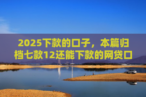 2025下款的口子，本篇归档七款12还能下款的网贷口子