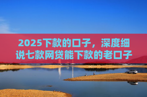 2025下款的口子，深度细说七款网贷能下款的老口子