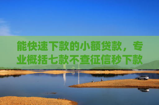 能快速下款的小额贷款，专业概括七款不查征信秒下款的网贷app