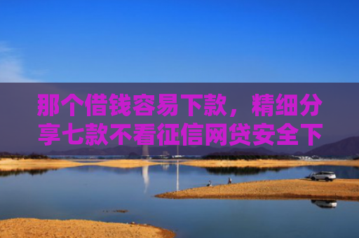 那个借钱容易下款，精细分享七款不看征信网贷安全下款快