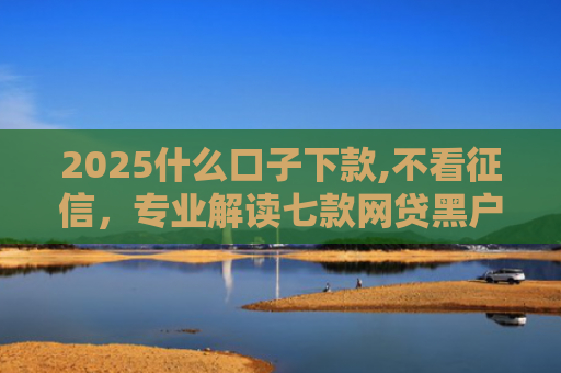 2025什么口子下款,不看征信，专业解读七款网贷黑户口子下款口子