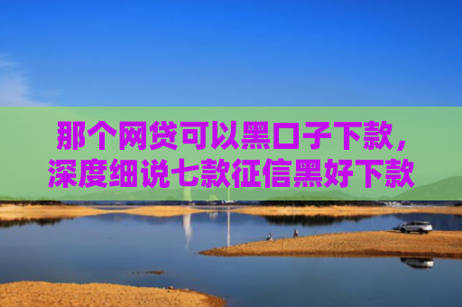 那个网贷可以黑口子下款，深度细说七款征信黑好下款的网贷平台