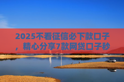 2025不看征信必下款口子，精心分享7款网贷口子秒下款