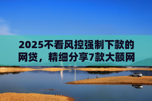 2025不看风控强制下款的网贷，精细分享7款大额网贷下款口子