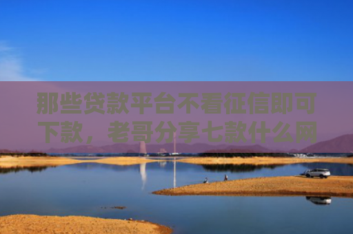 那些贷款平台不看征信即可下款，老哥分享七款什么网贷不查征信好下款5000