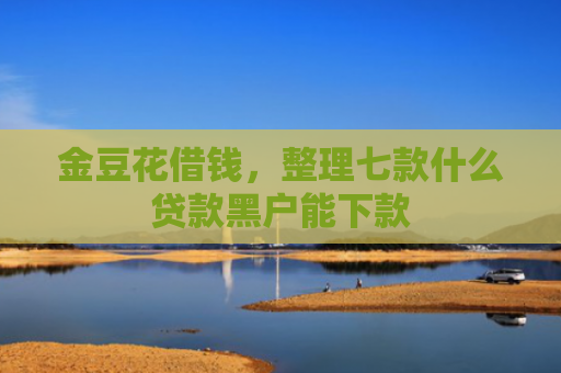 金豆花借钱，整理七款什么贷款黑户能下款