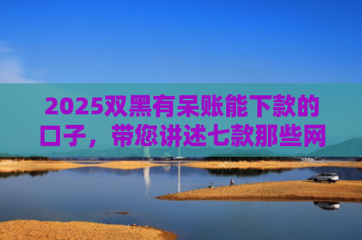 2025双黑有呆账能下款的口子，带您讲述七款那些网贷黑口子好下款