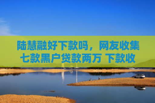 陆慧融好下款吗，网友收集七款黑户贷款两万 下款收费